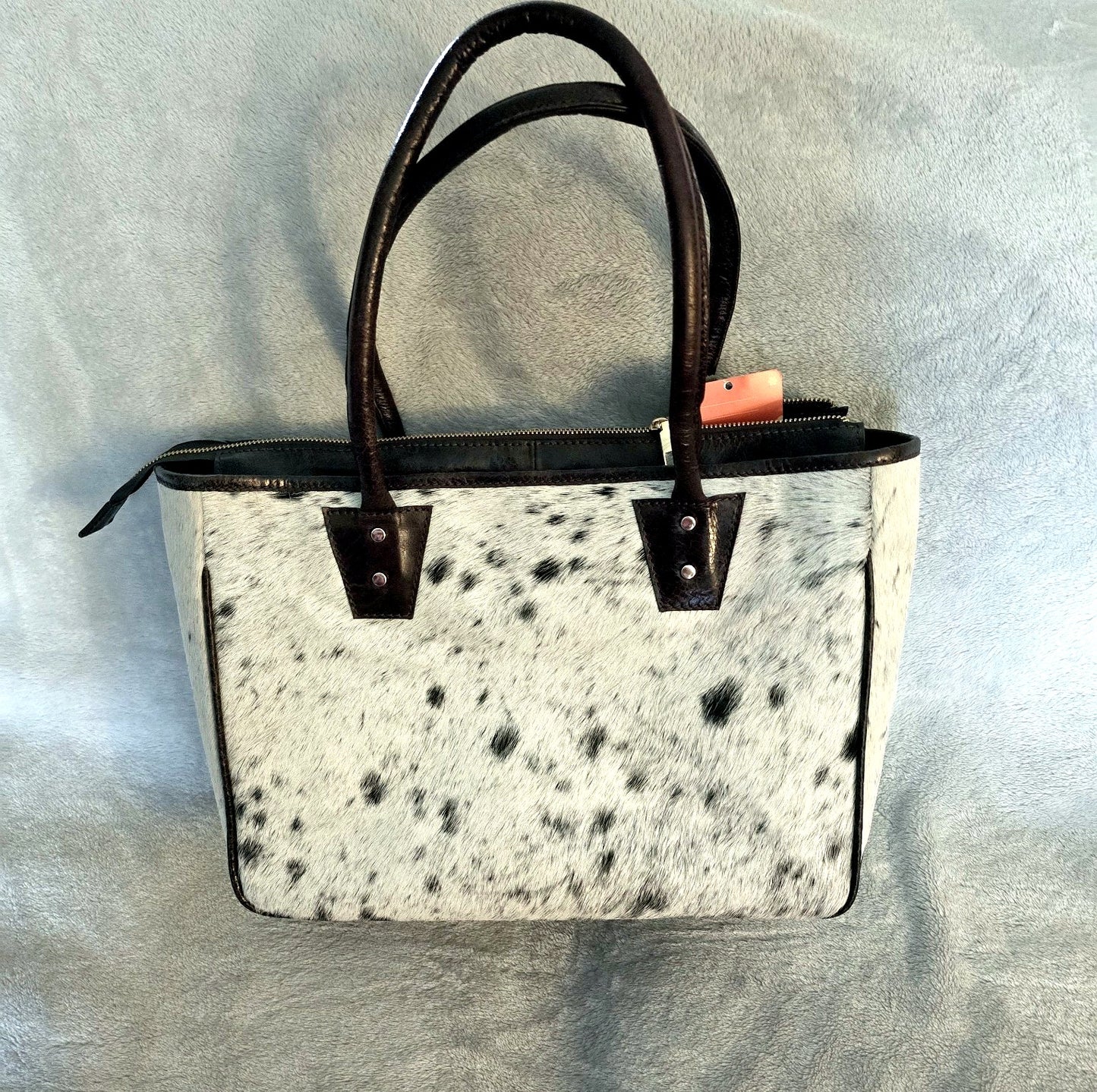Hair on Hide Large Cowprint Tote