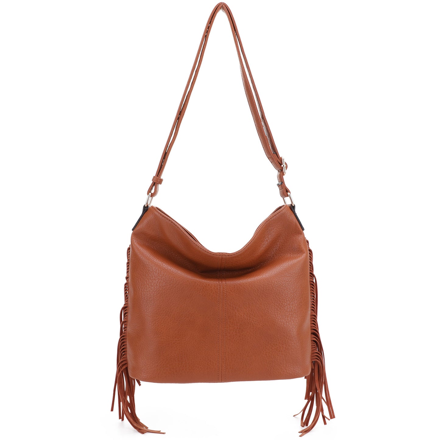 Brown Fringe large crossbody