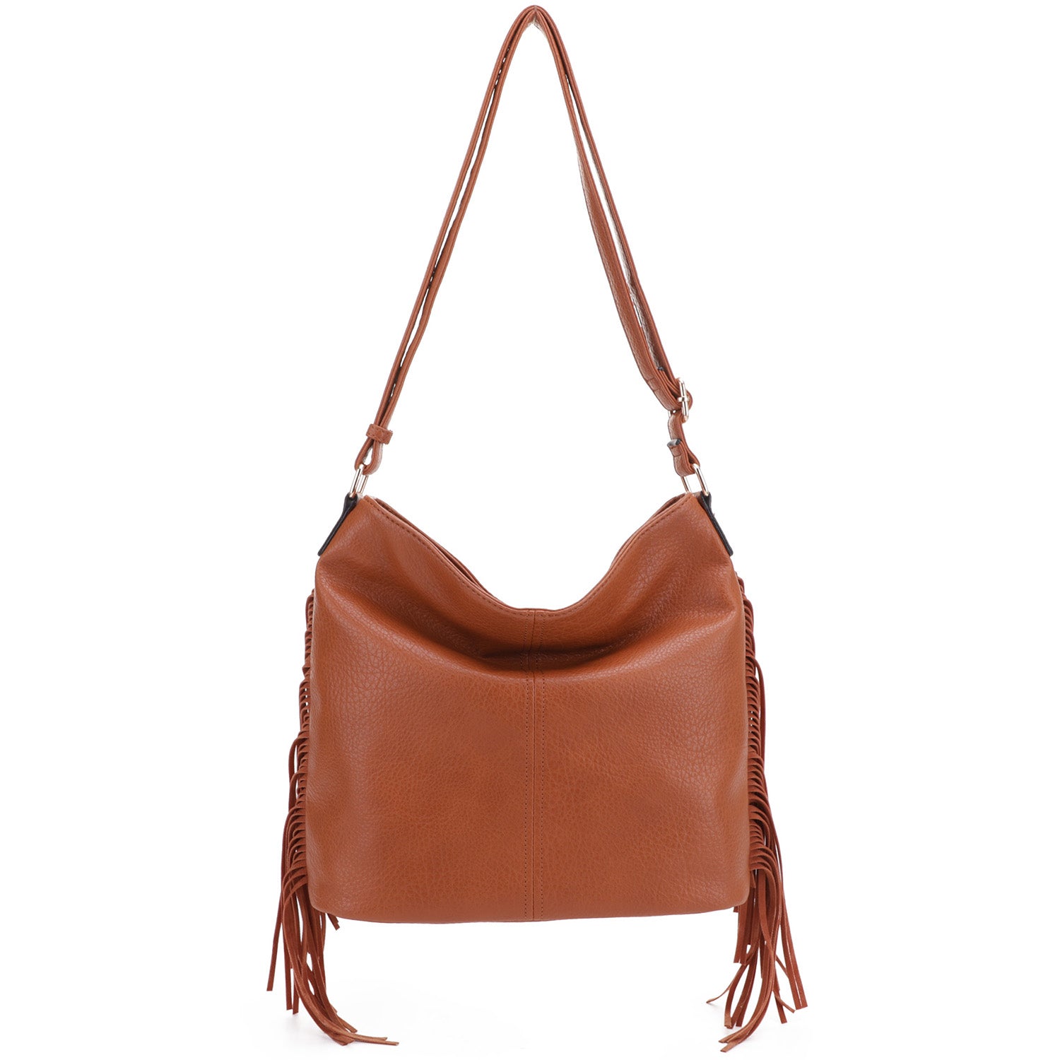 Brown Fringe large crossbody