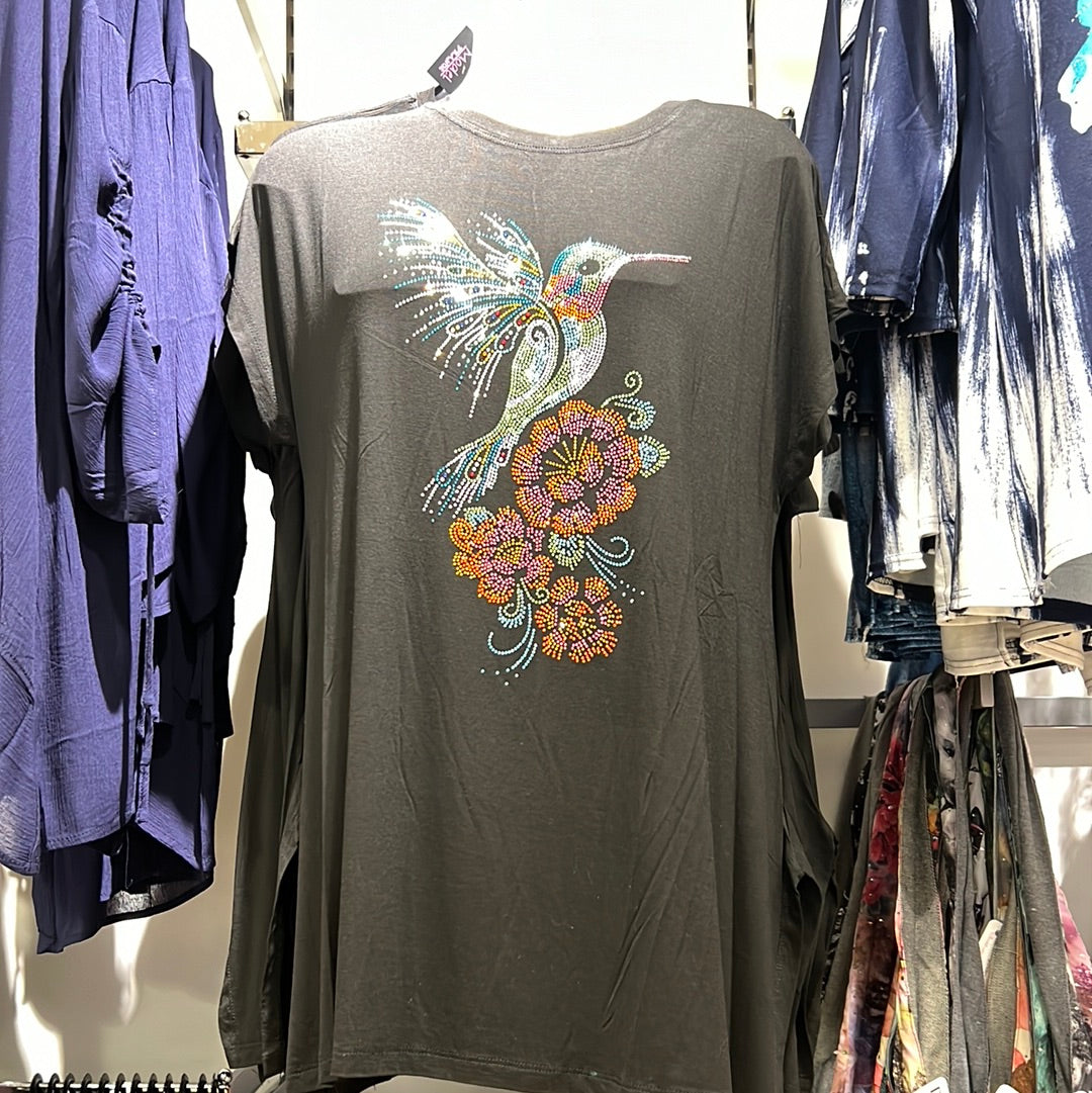 Bling Hummingbird tunic 30036