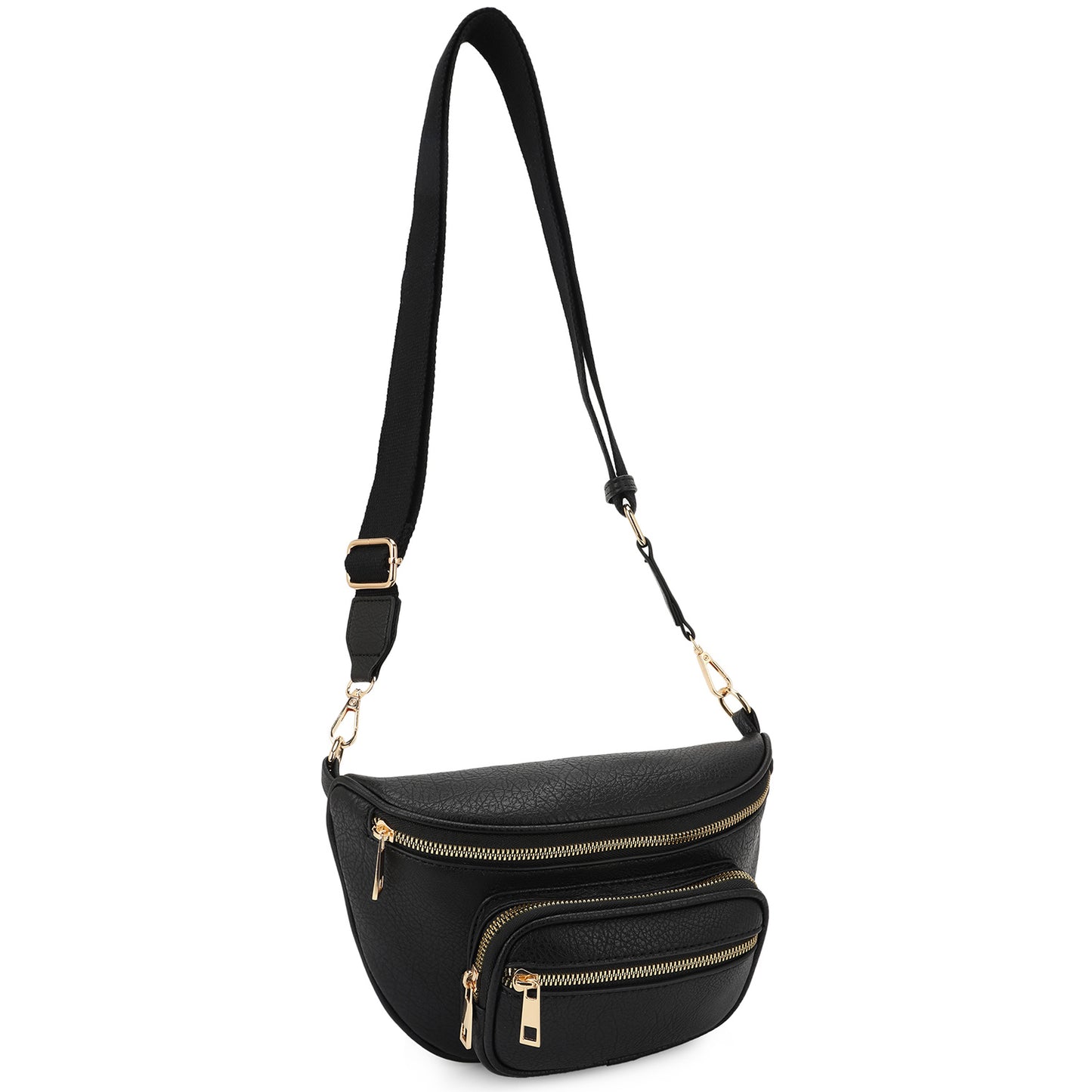 Black Fanny pack crossbody bag