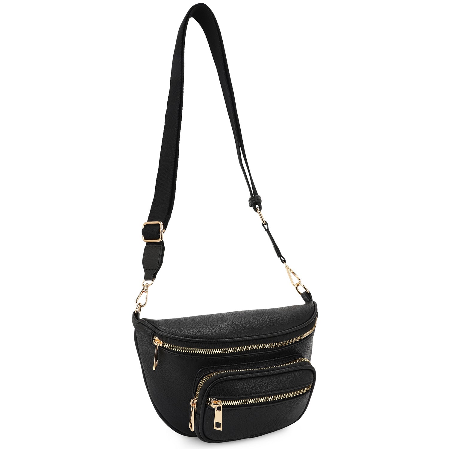 Black Fanny pack crossbody bag
