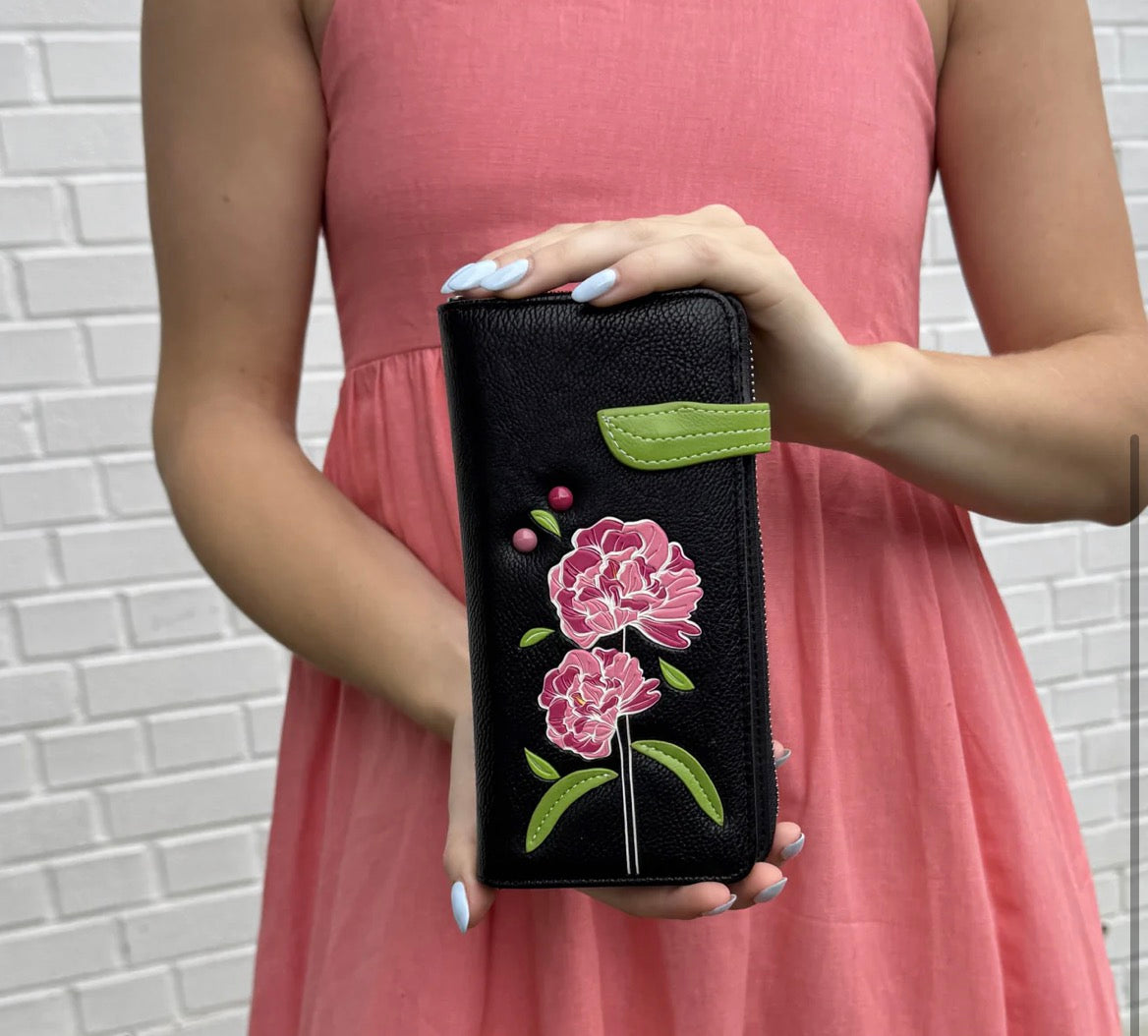 Peony Clutch Wallet