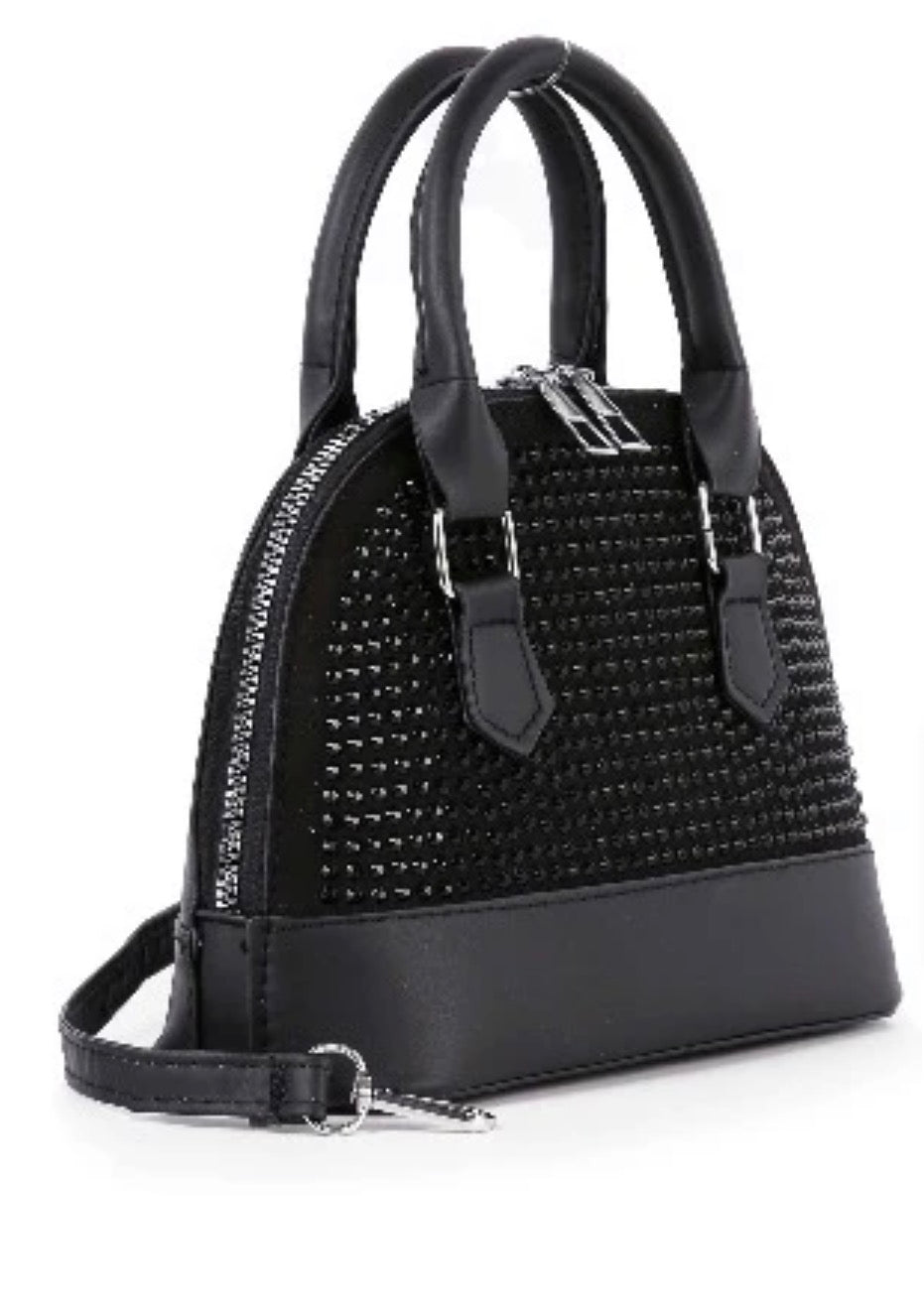 Black Petite Sparkling Rhinestone