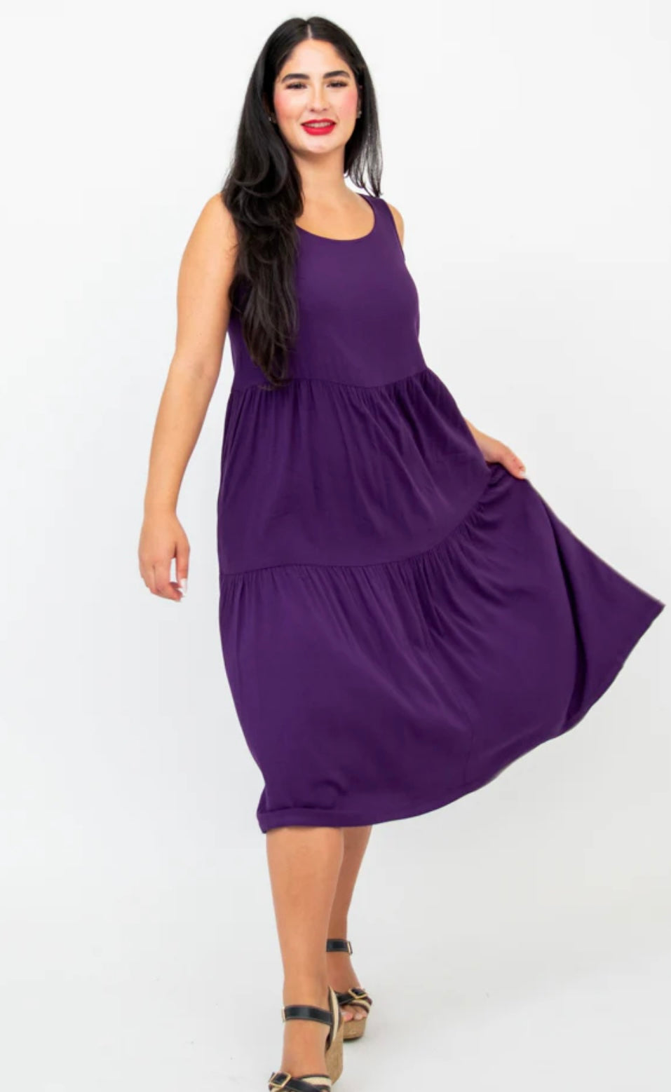 Linen Bamboo Juni Dress Royale