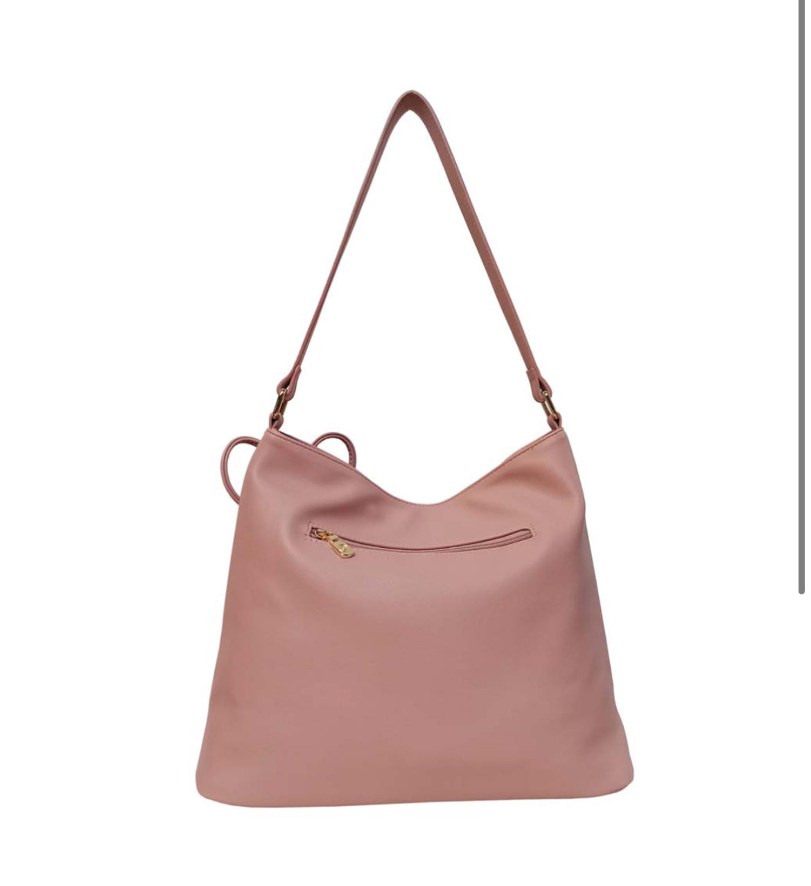 Pink handbag with flower detail Pass4114