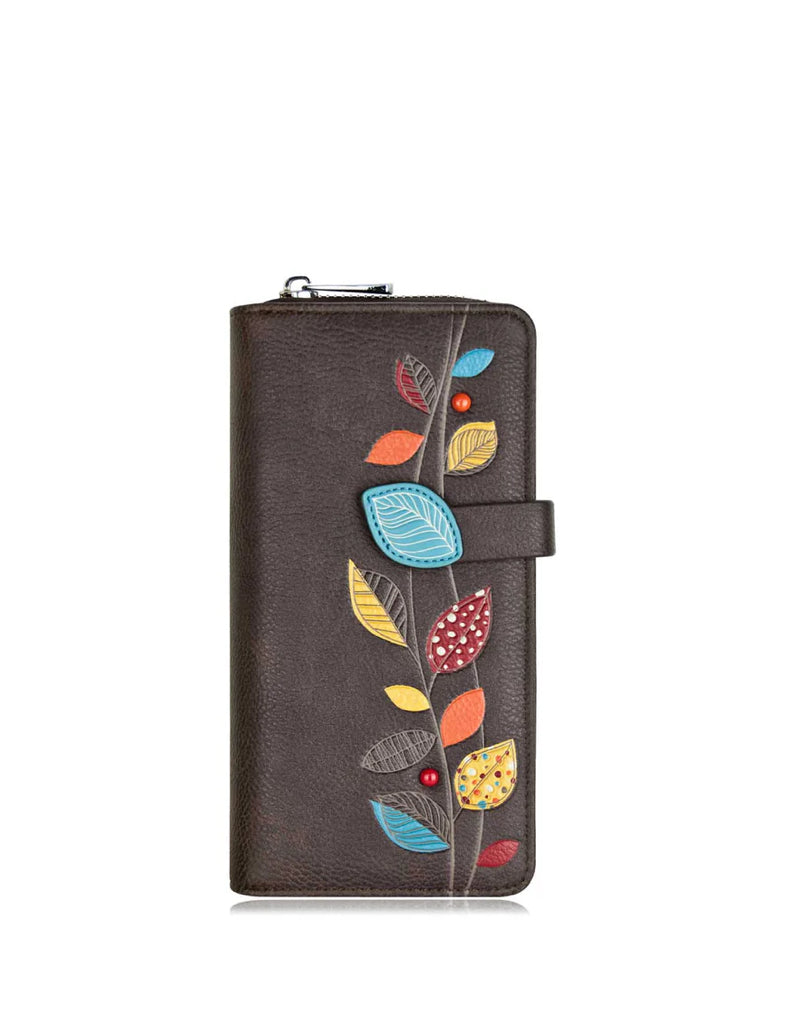 Petal Brown Clutch Wallet