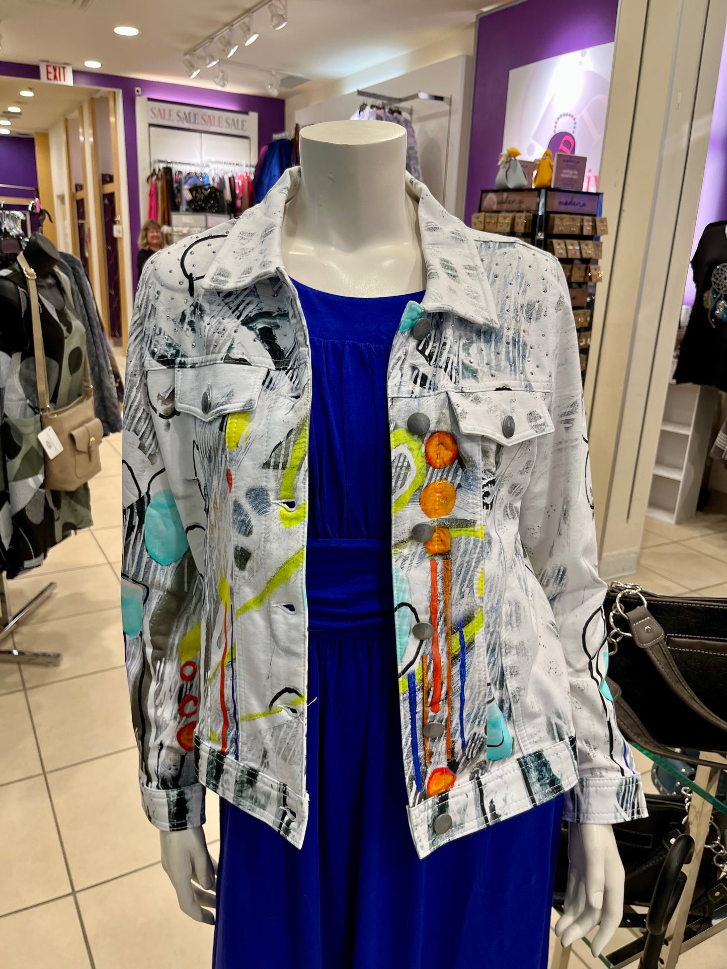Multi Colour Knit Jacket Dolcezza 25609