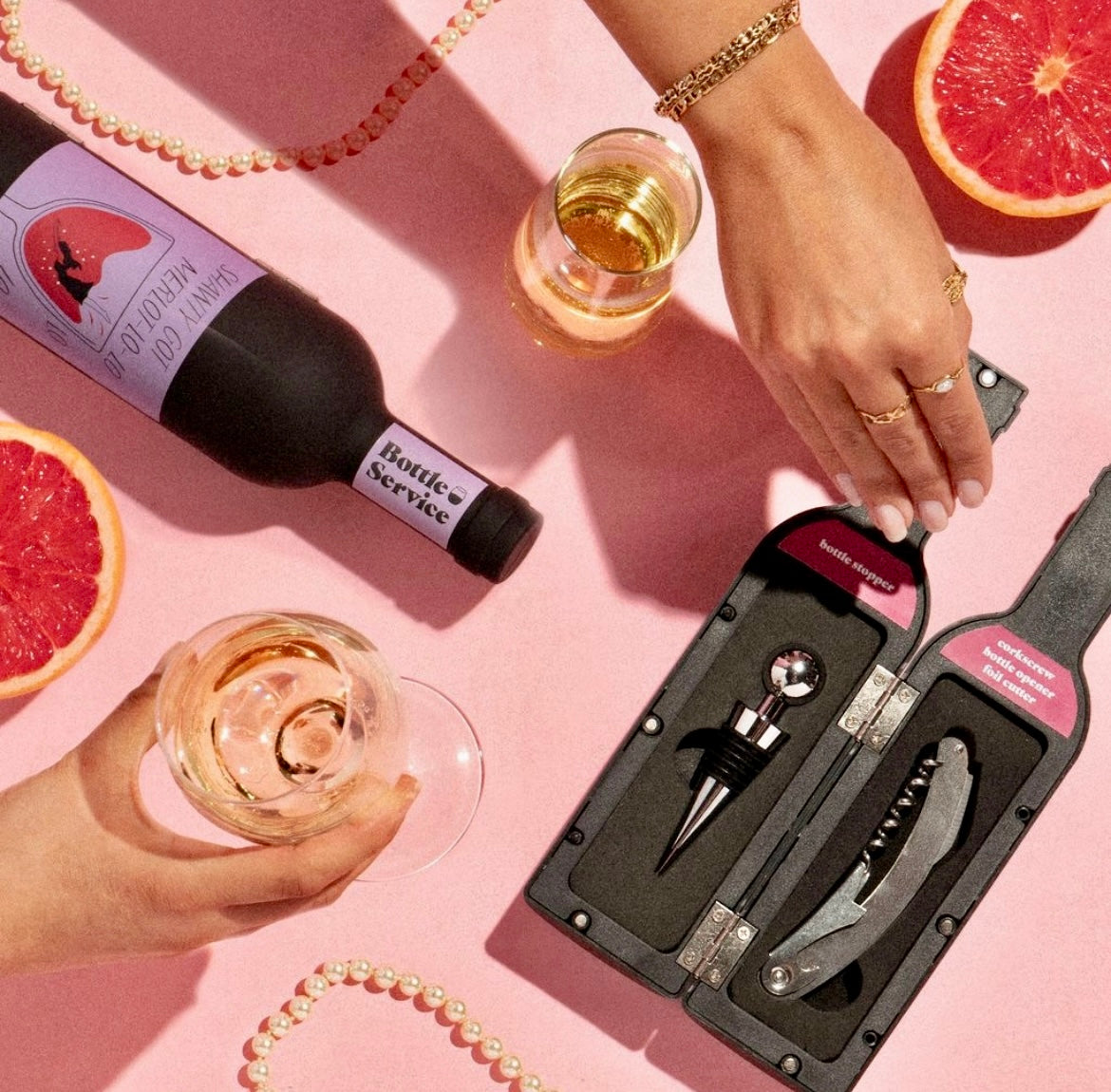 Modern Monkey® Bottle Service Wine Accessory Set