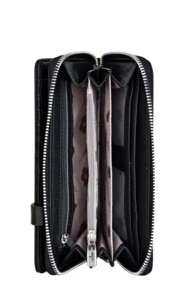 Petal Brown Clutch Wallet