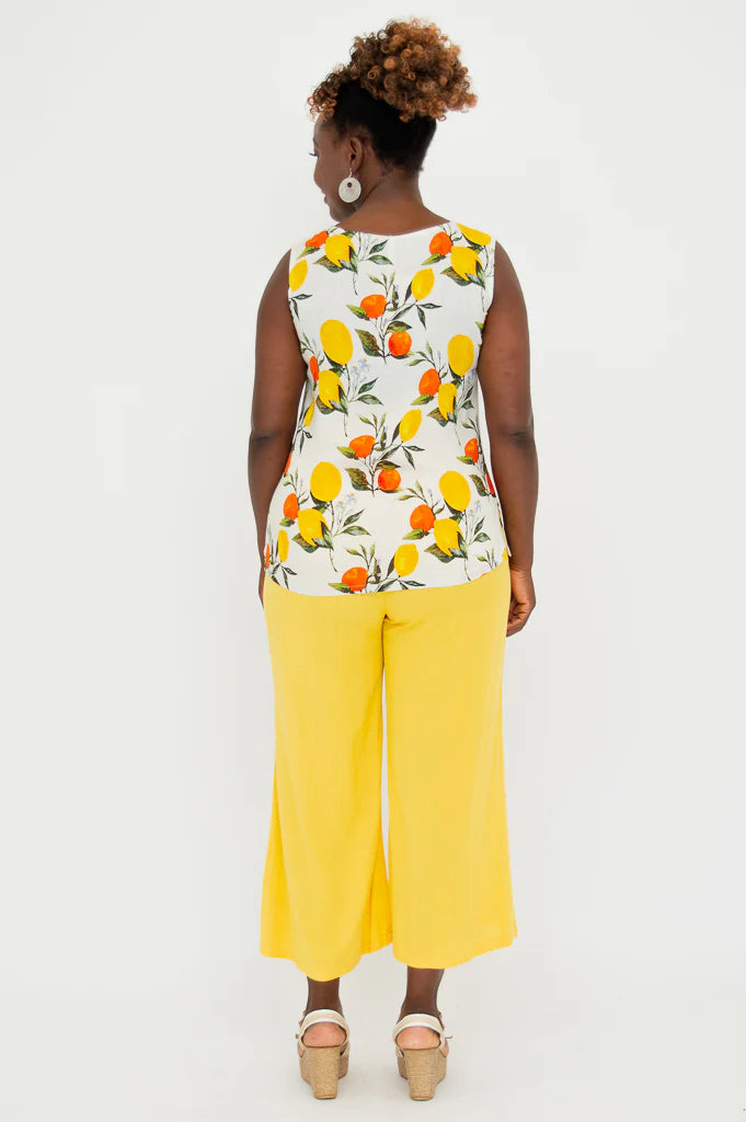 Hannah Tank, Lemonade, Linen Bamboo