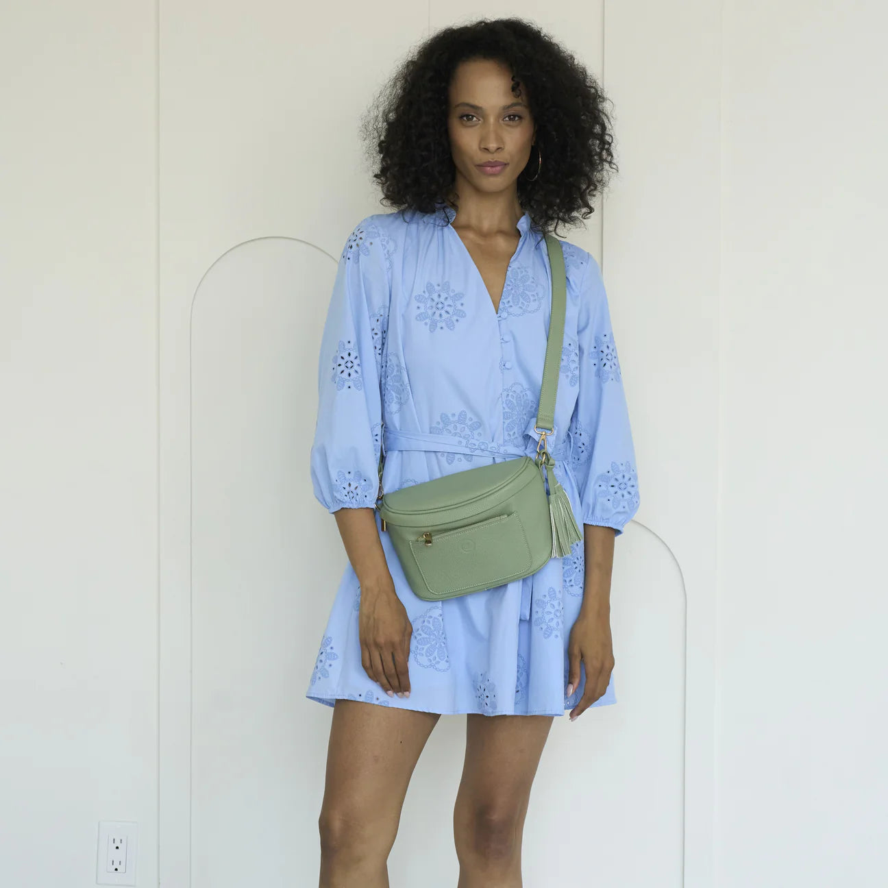 Green Jade Crossbody Fanny Pack