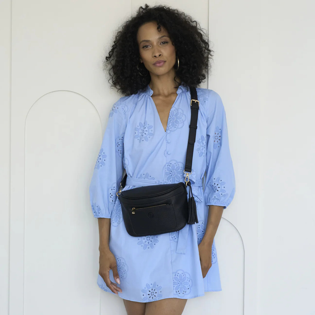 Black Jade Crossbody Fanny Pack