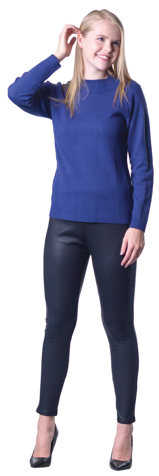 Faux leather pants