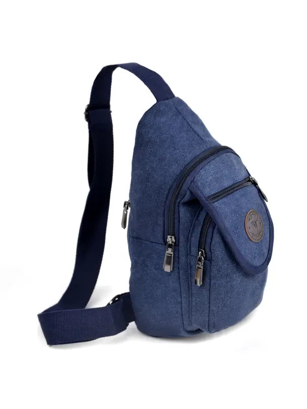 Navy shop sling bag