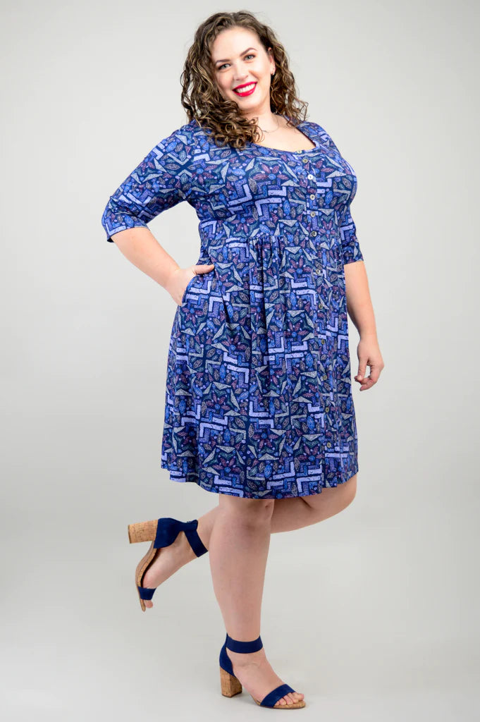 Bamboo Nelly 3/4 dress, Motoca