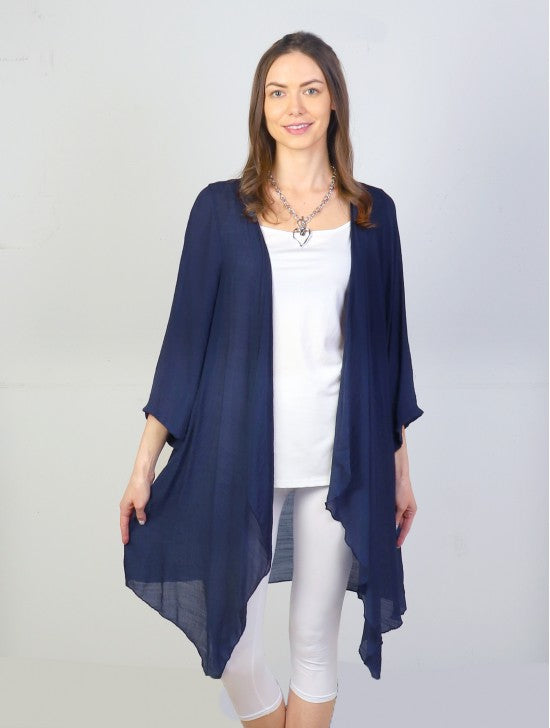 Navy Maxi cardigan