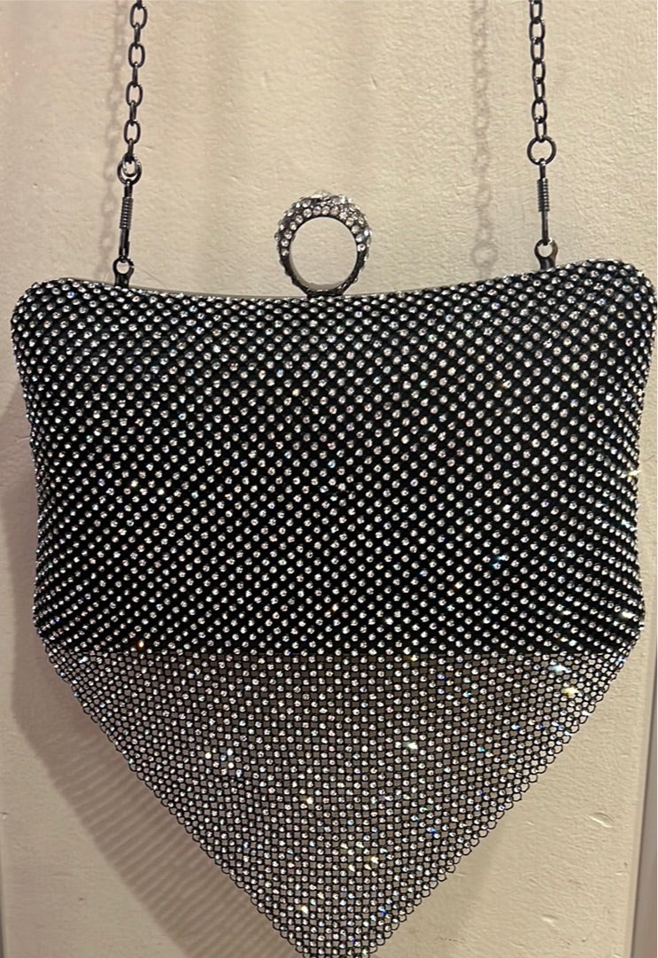 Black Clutch bling 1084