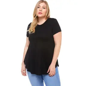 Loose Cut Short Sleeve Black 2278 AZ