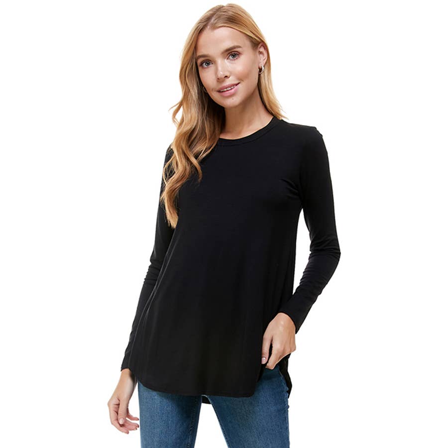 Crew Neck Long Sleeve Black 2270 AZ