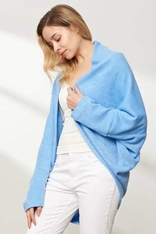 Blue One Size Sweater