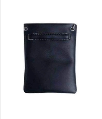 Black Hummingbird small messenger with chain strap
