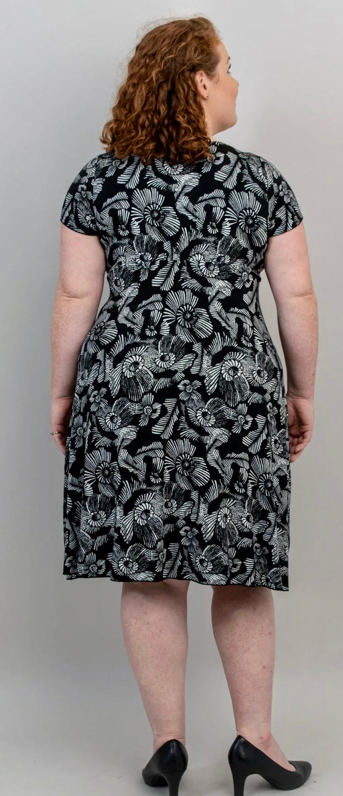 Aurora dress, Expressive Floral, Bamboo