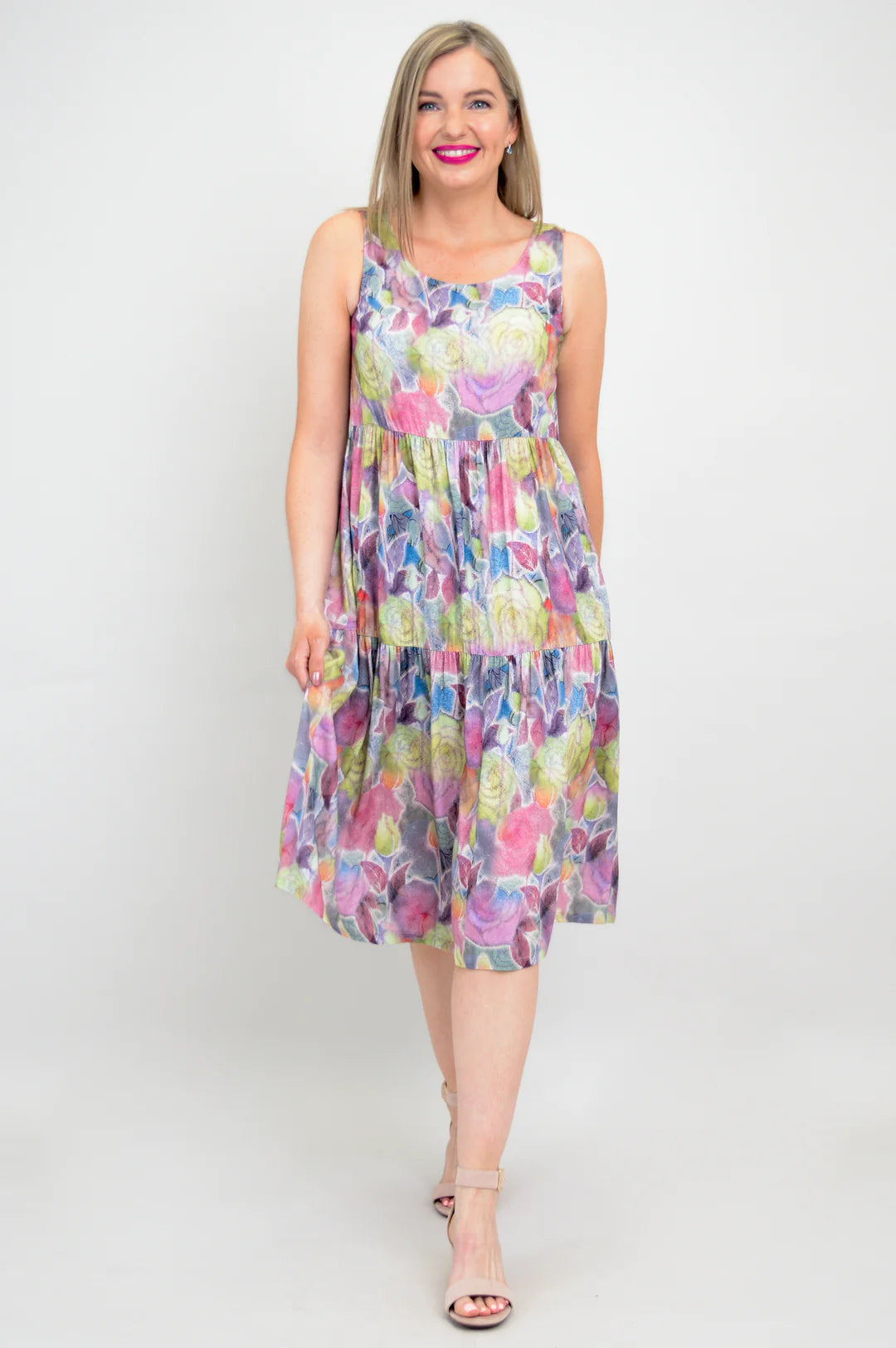Linen Bamboo Juni Dress Rosebud