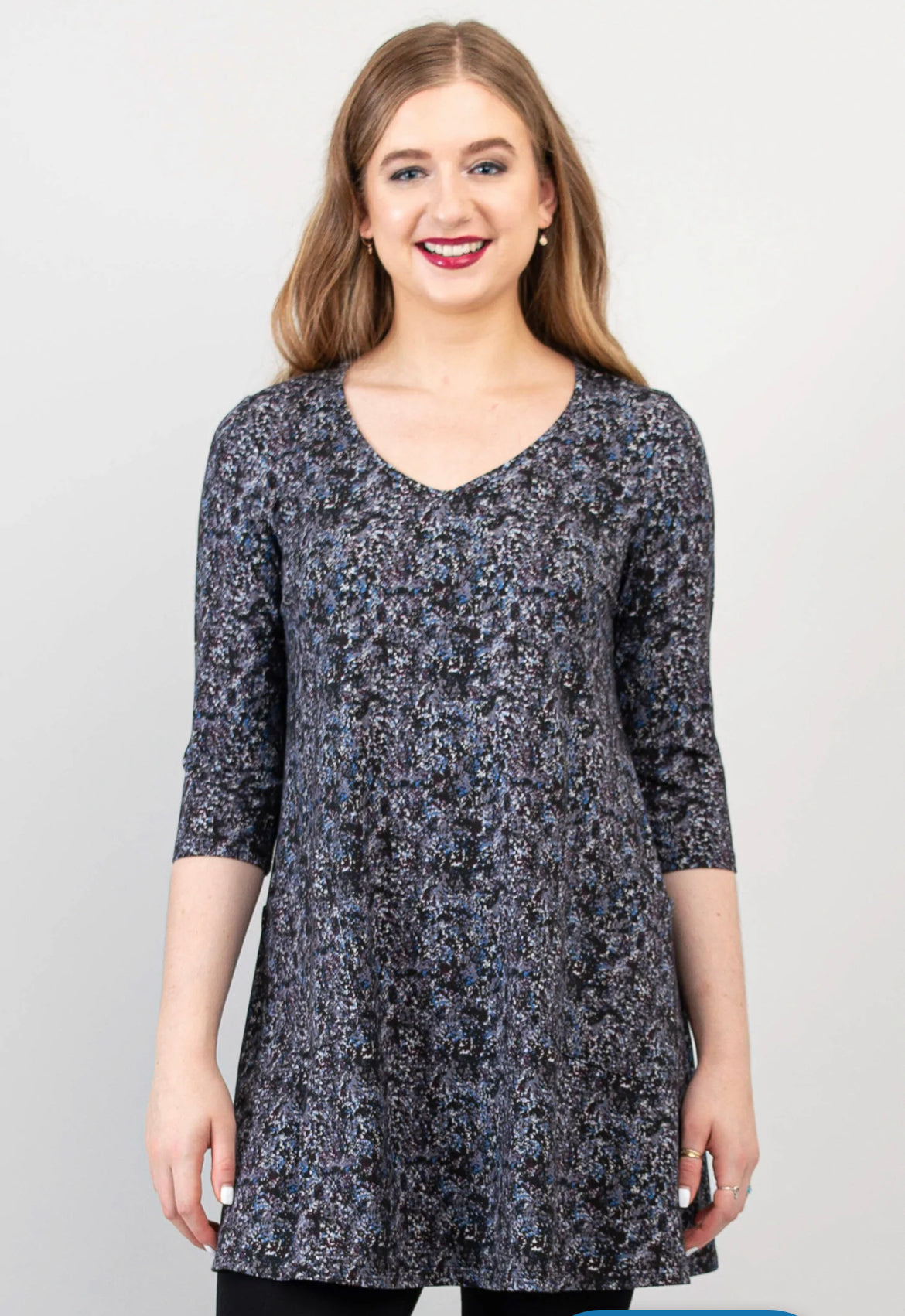 Bamboo Veronica tunic - Blue Space