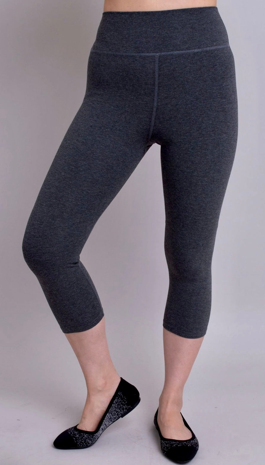Bamboo Riley capris Graphite