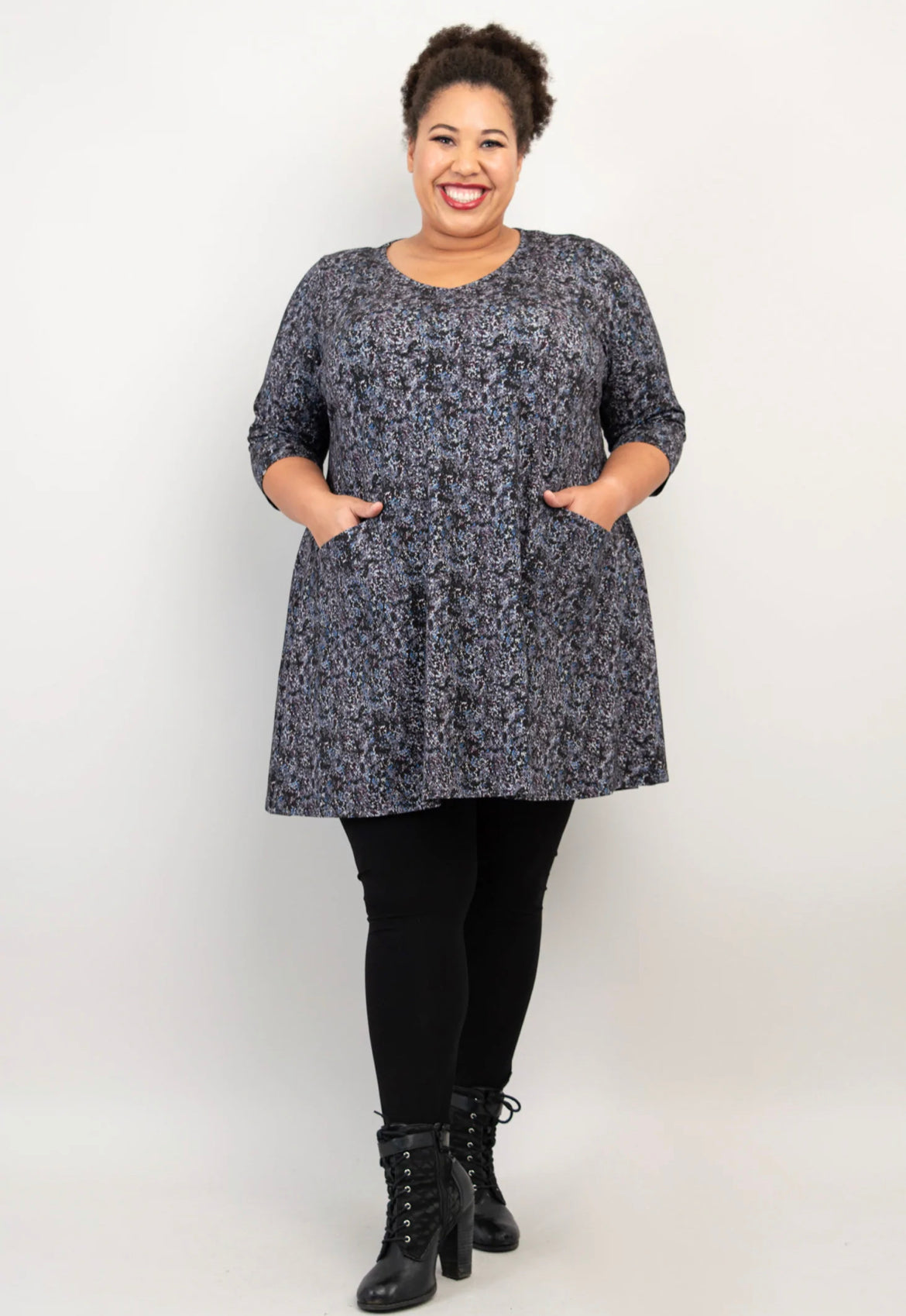 Bamboo Veronica tunic - Blue Space
