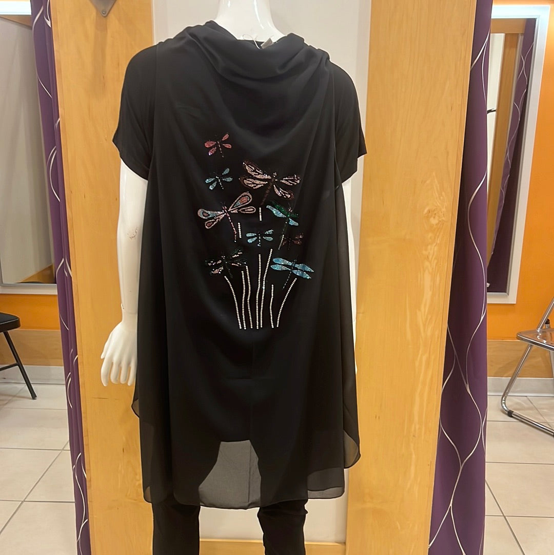 Dragonfly bling vest (one size) 30020