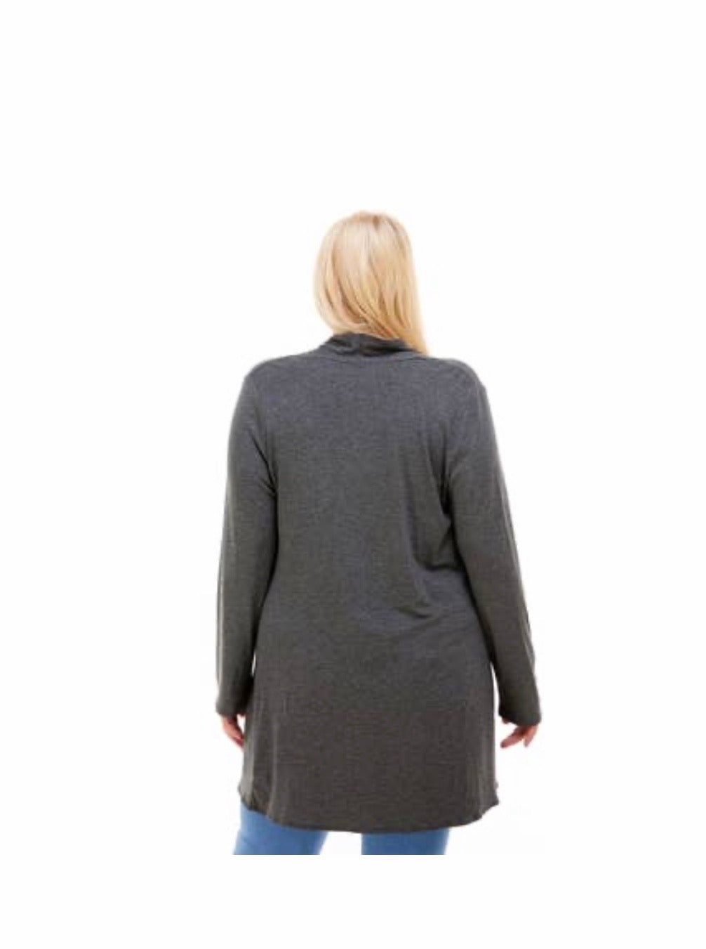 Charcoal cardigan plus AZ