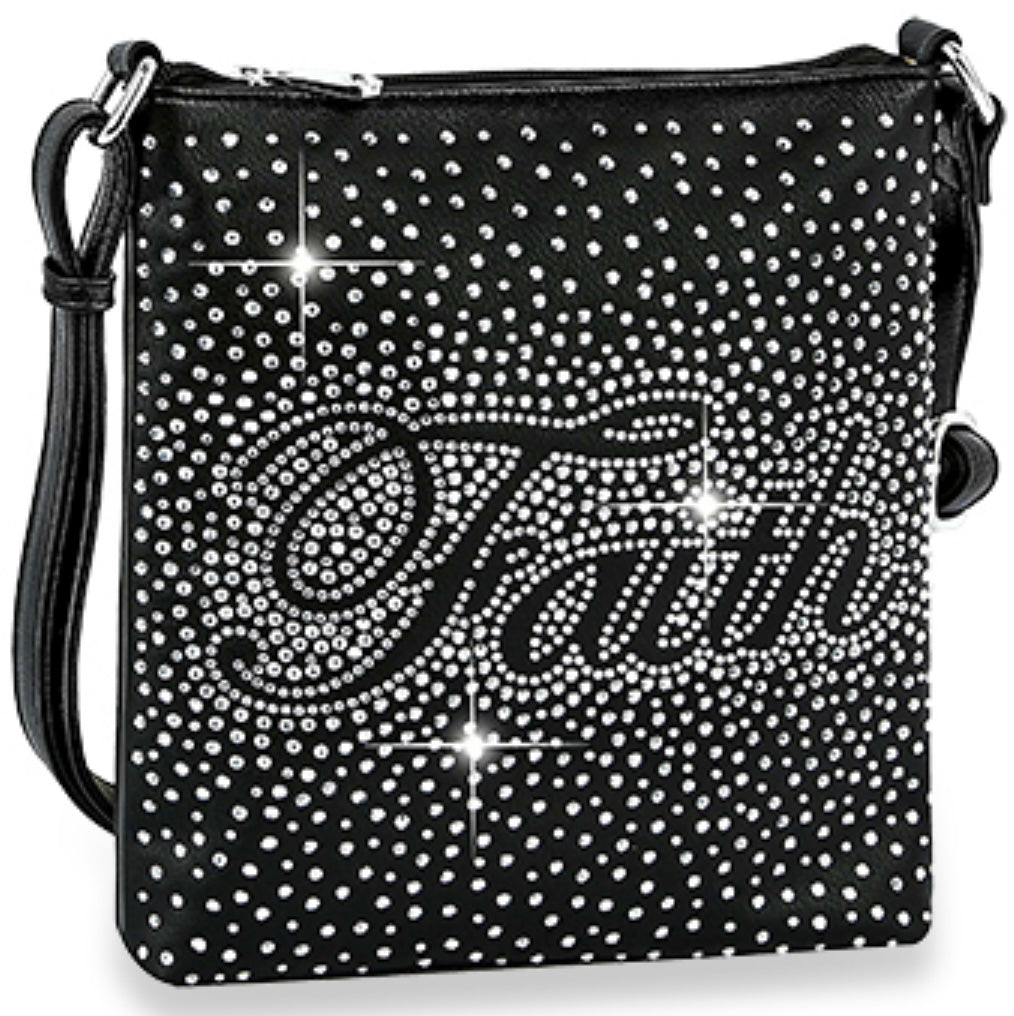 Faith silver clutch discount bag