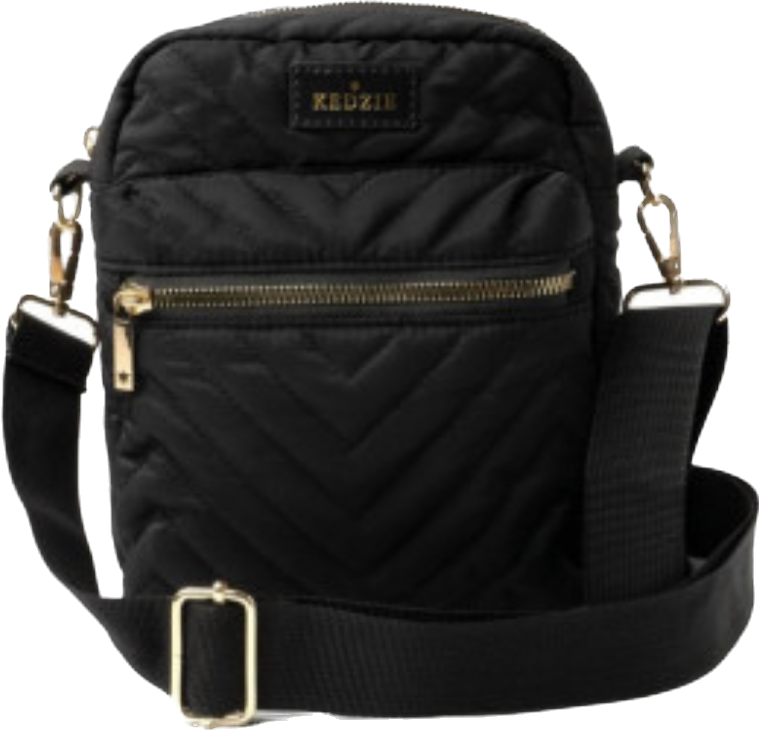 Black Quilted Crossbody KDZCNC-BLK