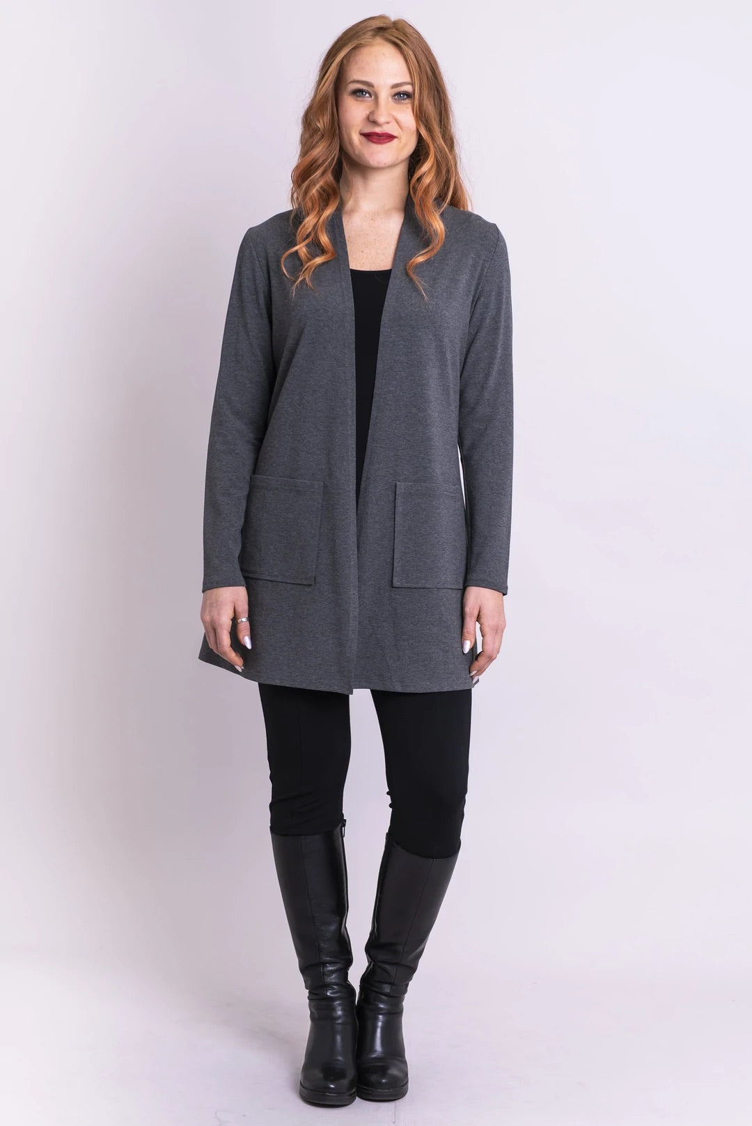 Pauline jacket bamboo in graphite