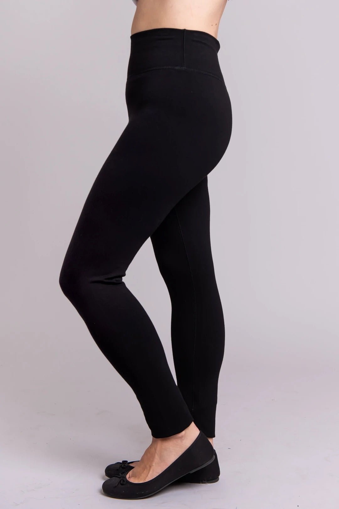 Dixie legging bamboo fleece in black