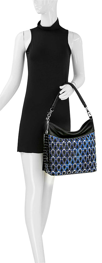 Blue tear drop bling