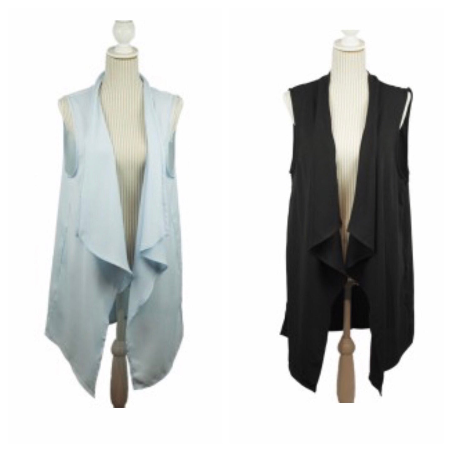 Flowy Vest Without Collar