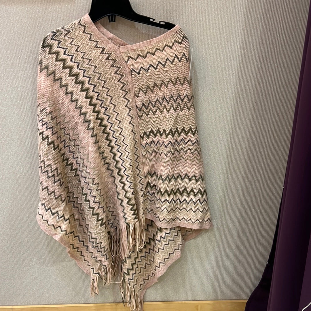 Light knit Pink Poncho