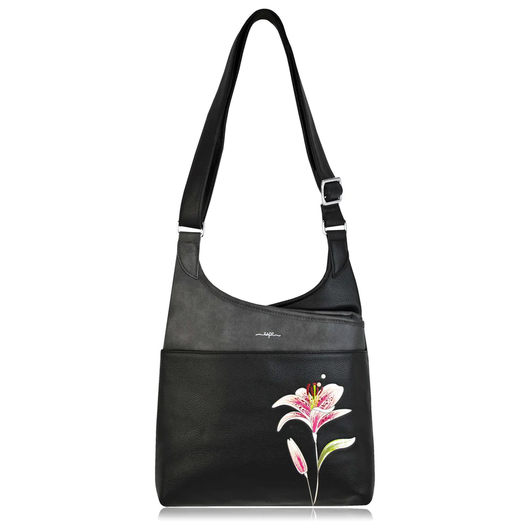Liliana black messenger bag