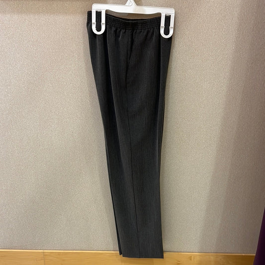 Grey pull on dress pants F90013T-2