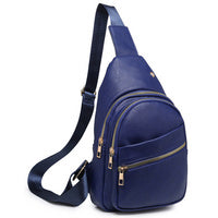 Navy fashion sling backpack