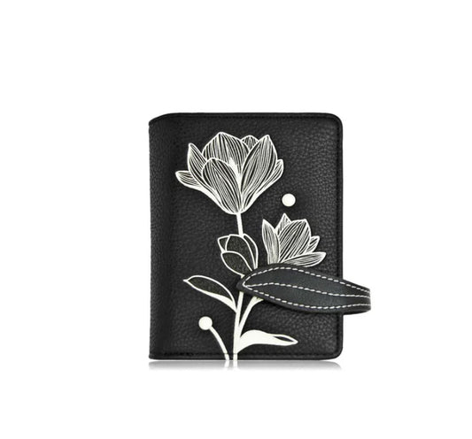 Magnolia small wallet Black