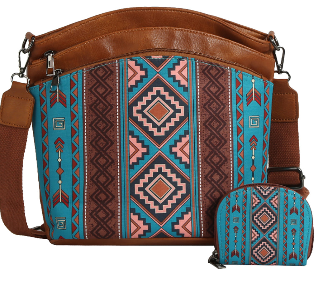 Aztec Tribal Messenger (Purse only)