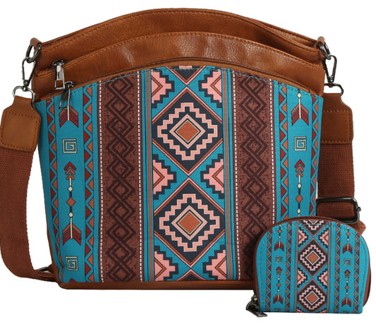 Aztec Tribal Messenger (Purse only)
