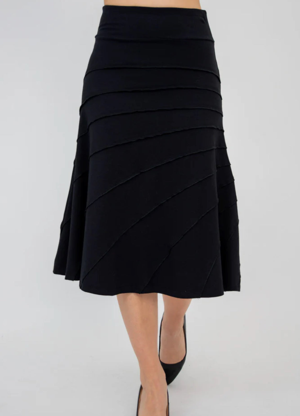 Beverly Skirt, Black, Bamboo