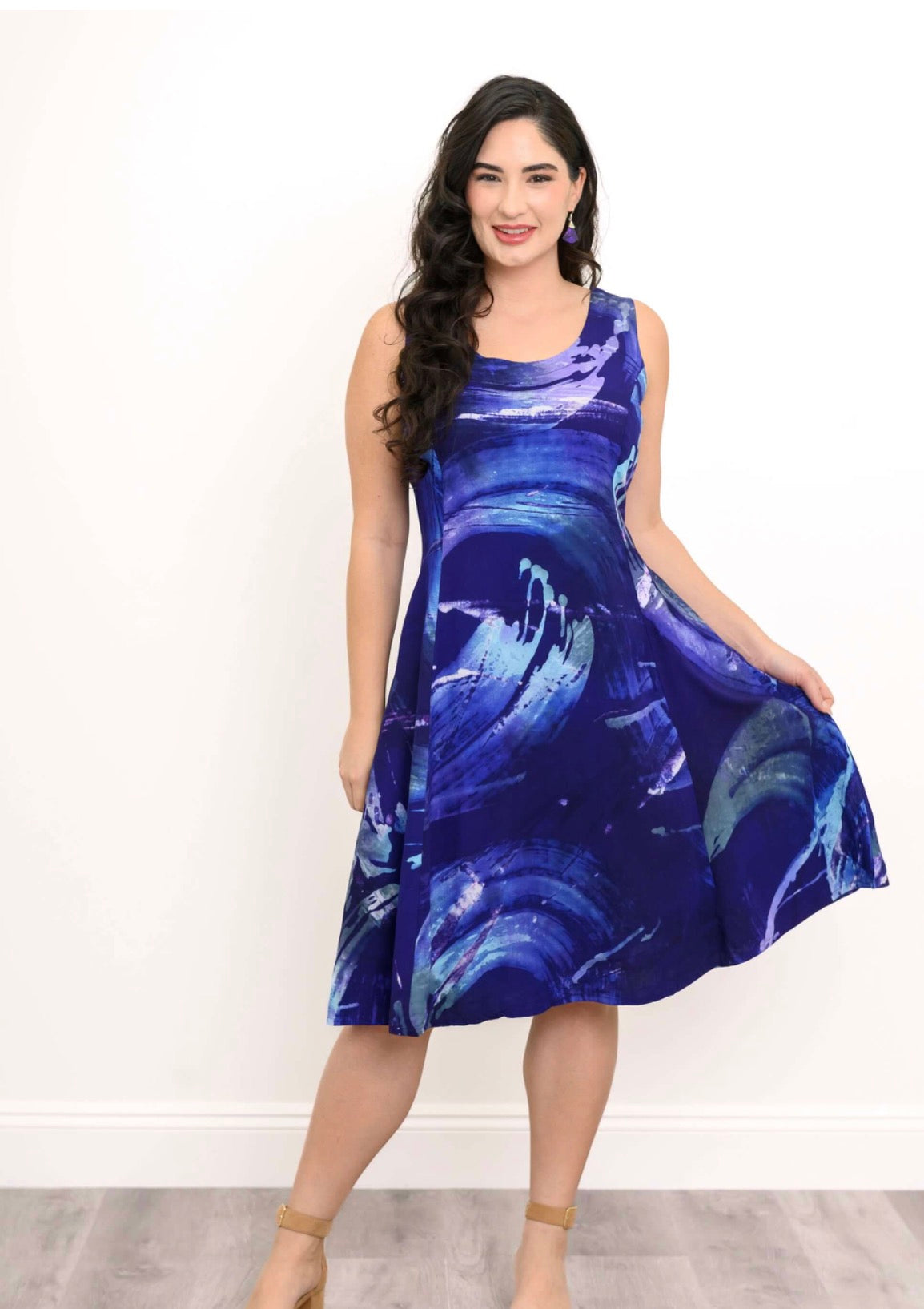 Sara Dress, Ocean Breeze