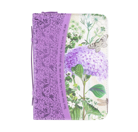 Divine Details: Purple Hydrangea Bible Cover