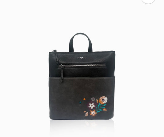 Aster Black Convertible Backpack
